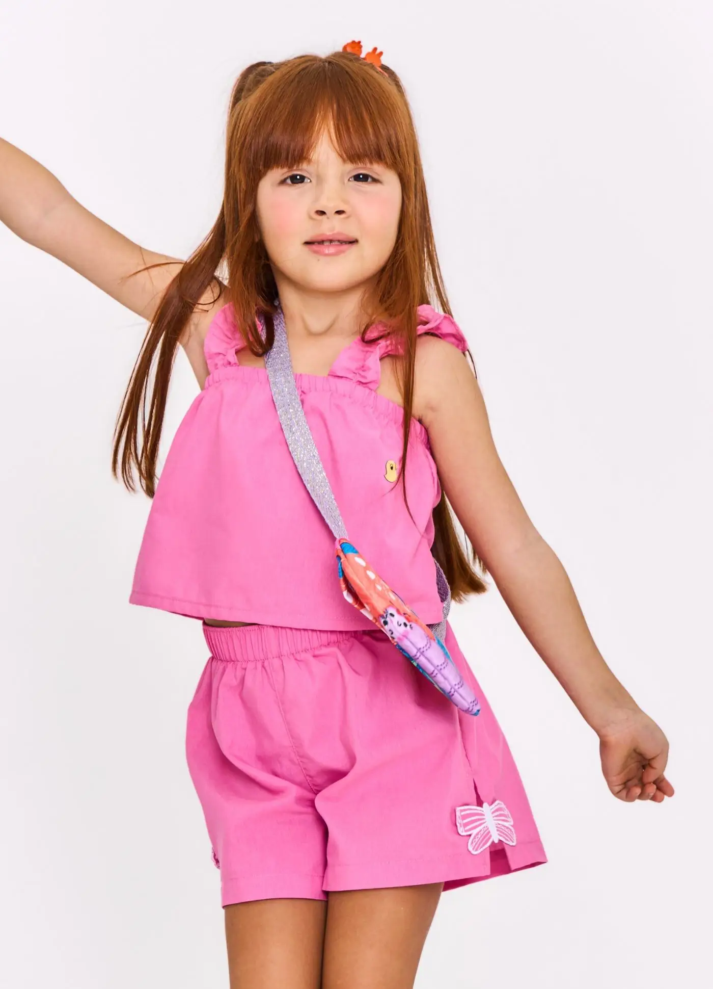 CONJ. BORBOCORES COM DETALHE BORDADO COR: ROSA